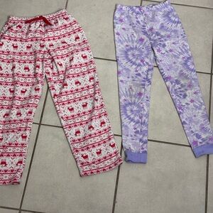 Carter’s Girls Pajama Bottom pants Christmas‎ size 8.
